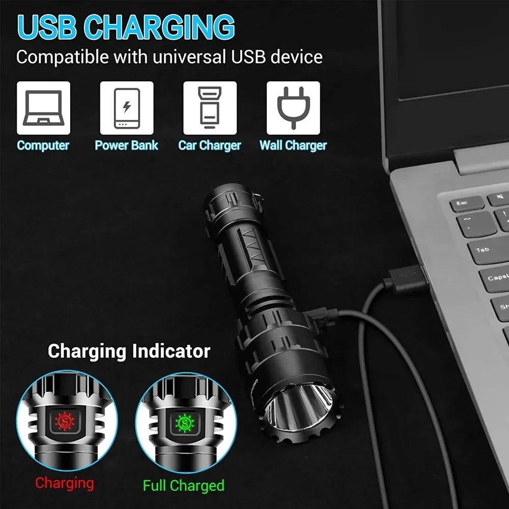 LED Tactical Hunting Flashlight