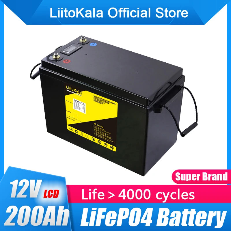 Voltage Display Lifepo4 Inverter Battery