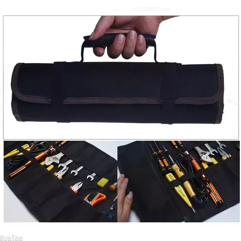 Oxford Canvas Tool Roll Bag