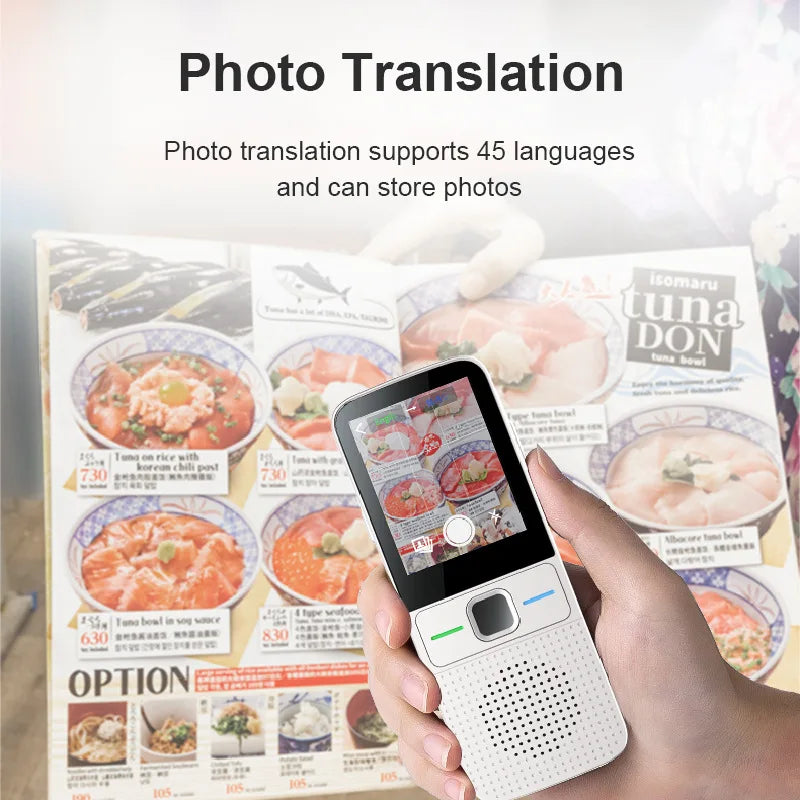 portable real-time translator