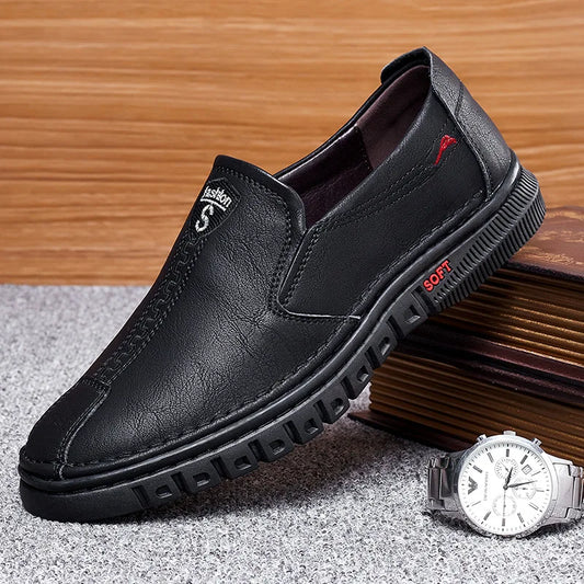 Genuine Leather Men Casual Shoes