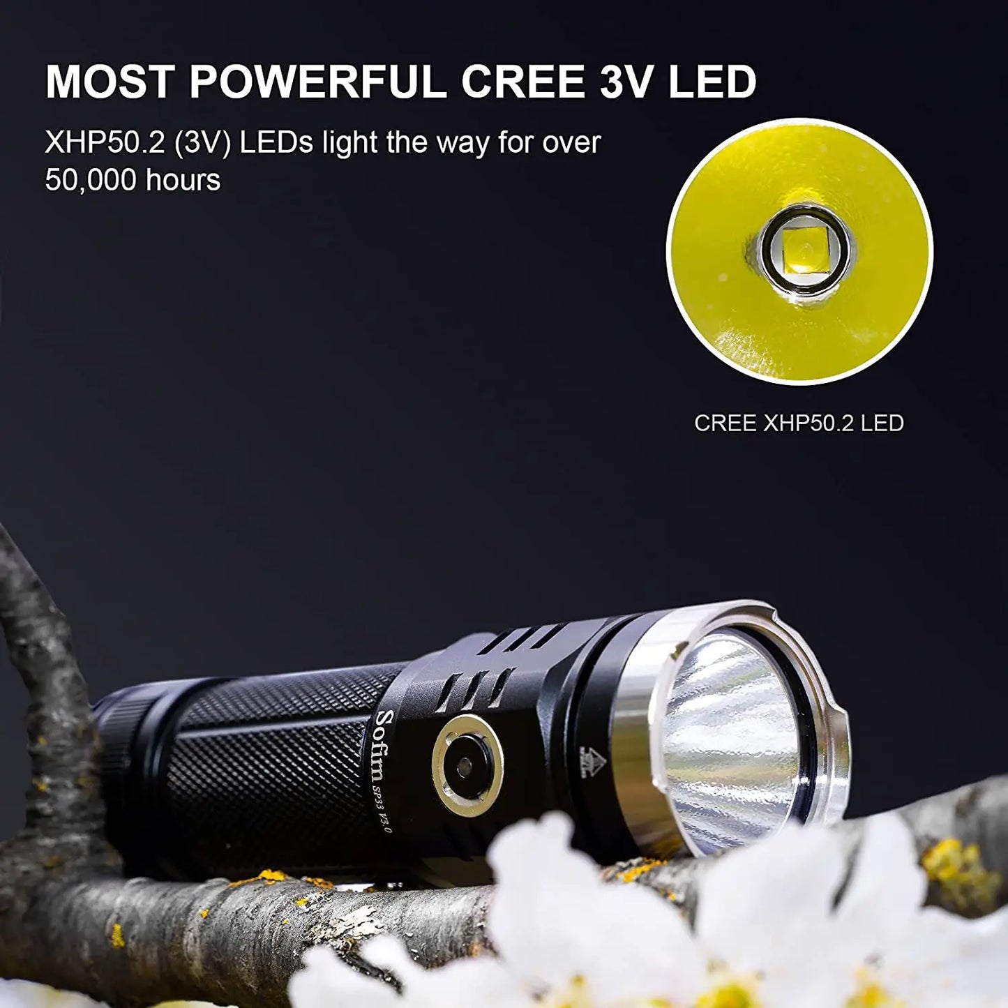 3500lm Powerful LED Flashlight