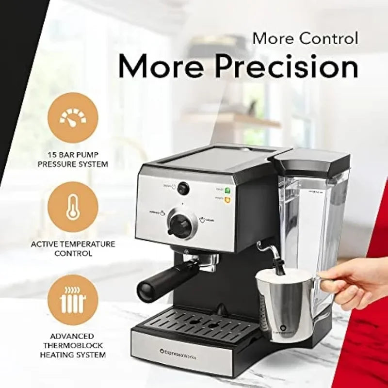 Cappuccino Maker with Milk Steamer