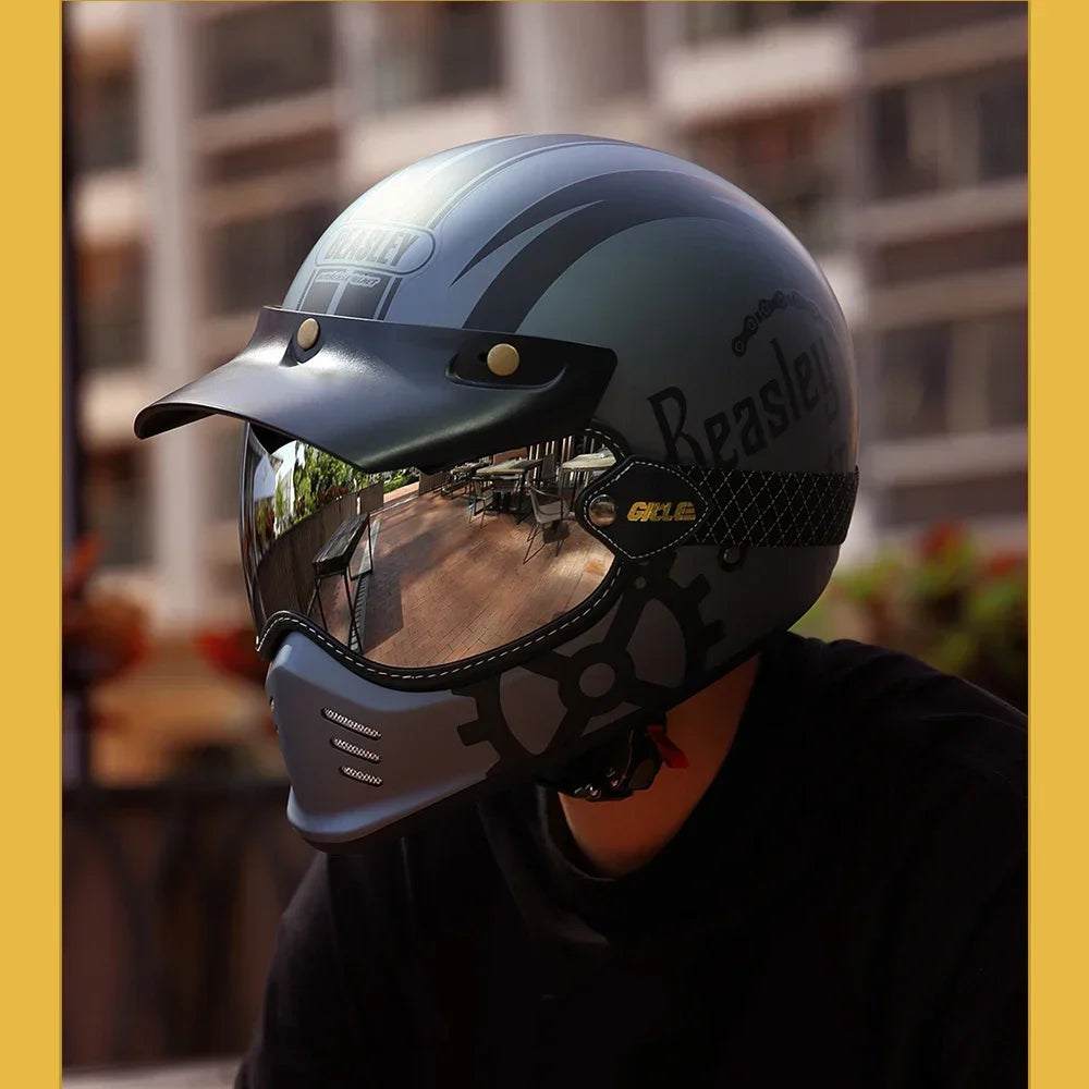 Vintage Full-Face Helmet