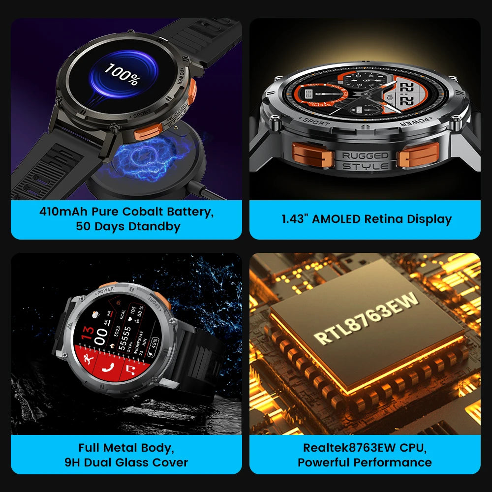 T2 Sport Fitness Smart Watch
