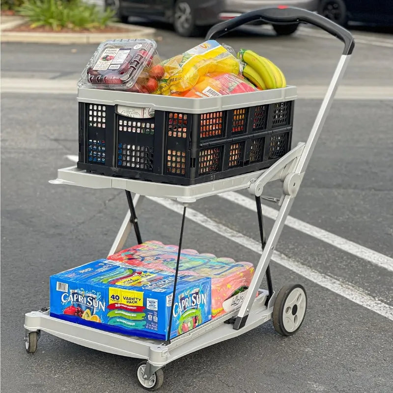 Folding Utility Shopping Cart