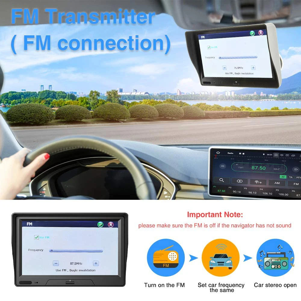 7" HD Car GPS Navigation