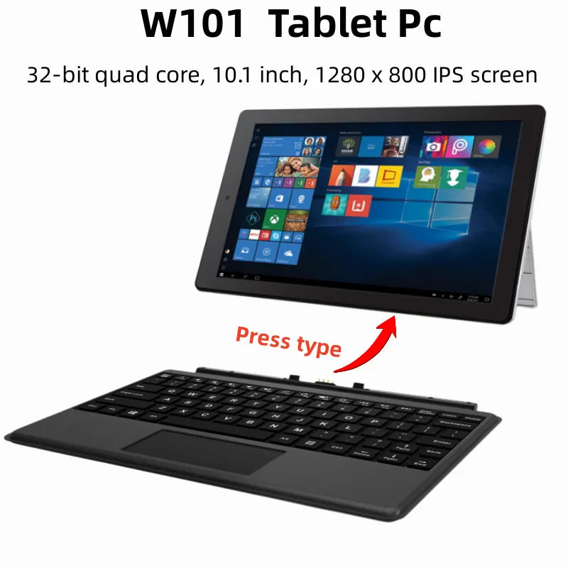 10.1" Windows 10 Tablet Pc