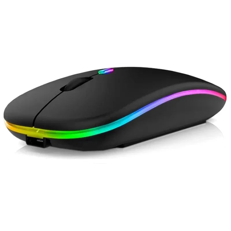 LED Backlit Ergonomic Wireless Mouse