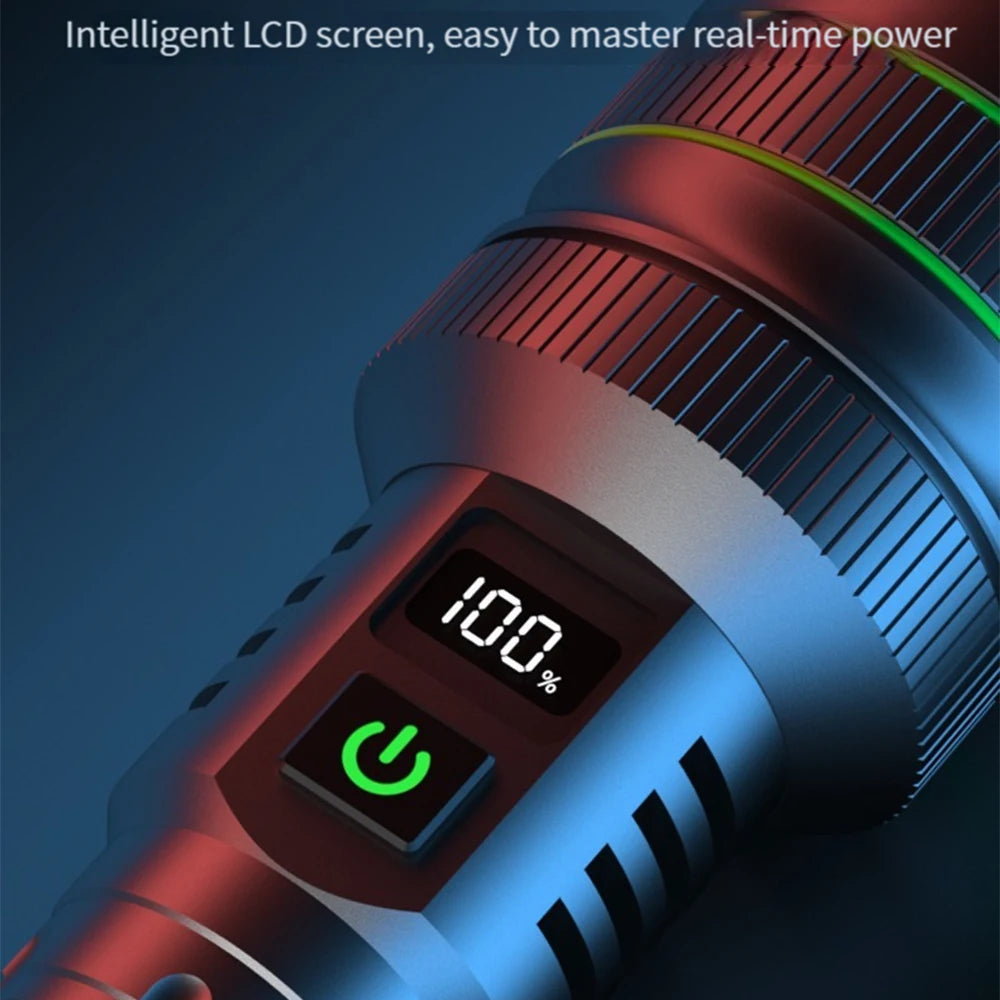 Long Range Tactical Torch High Power LED Flashlight