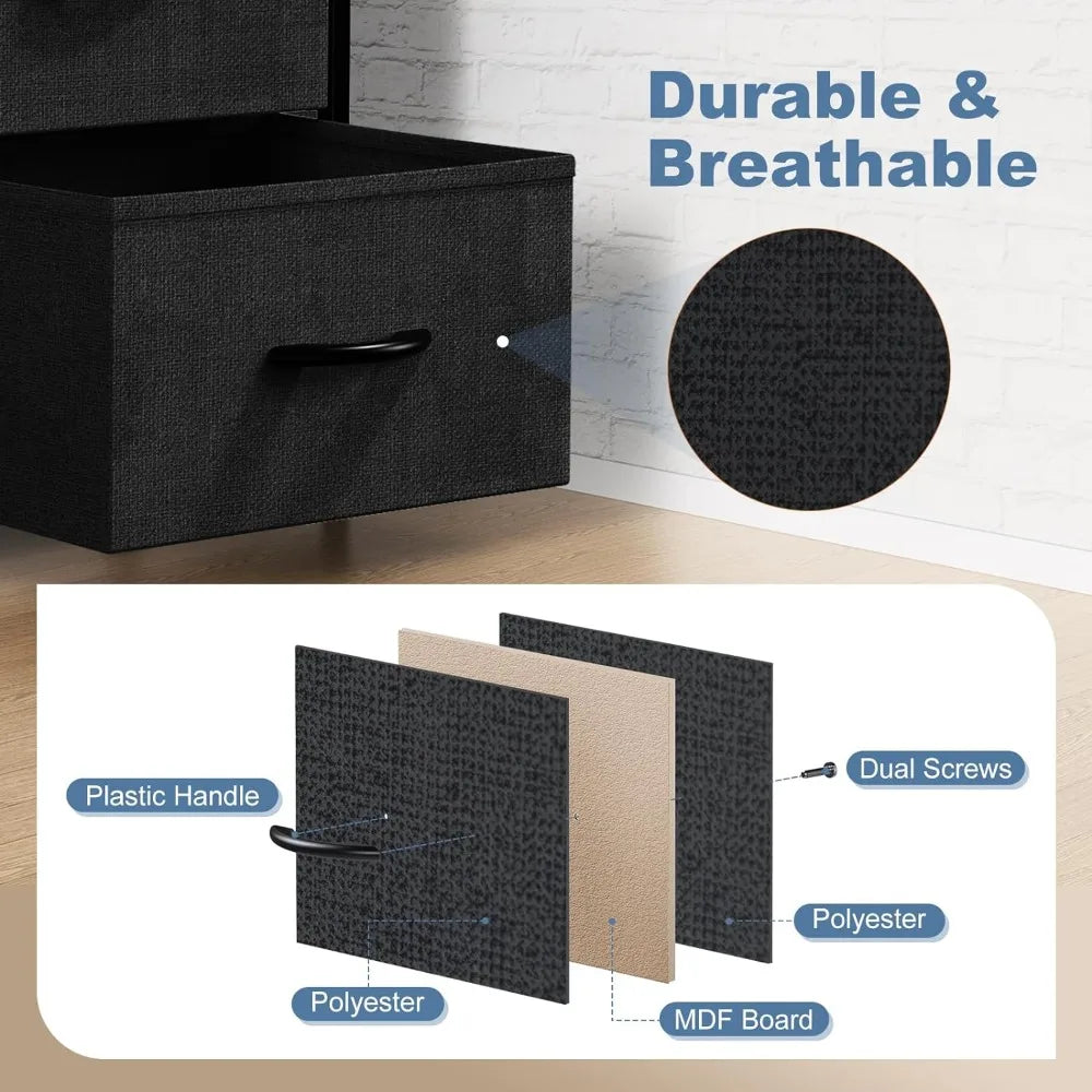 8-Drawer Bedroom Organizer Dresser