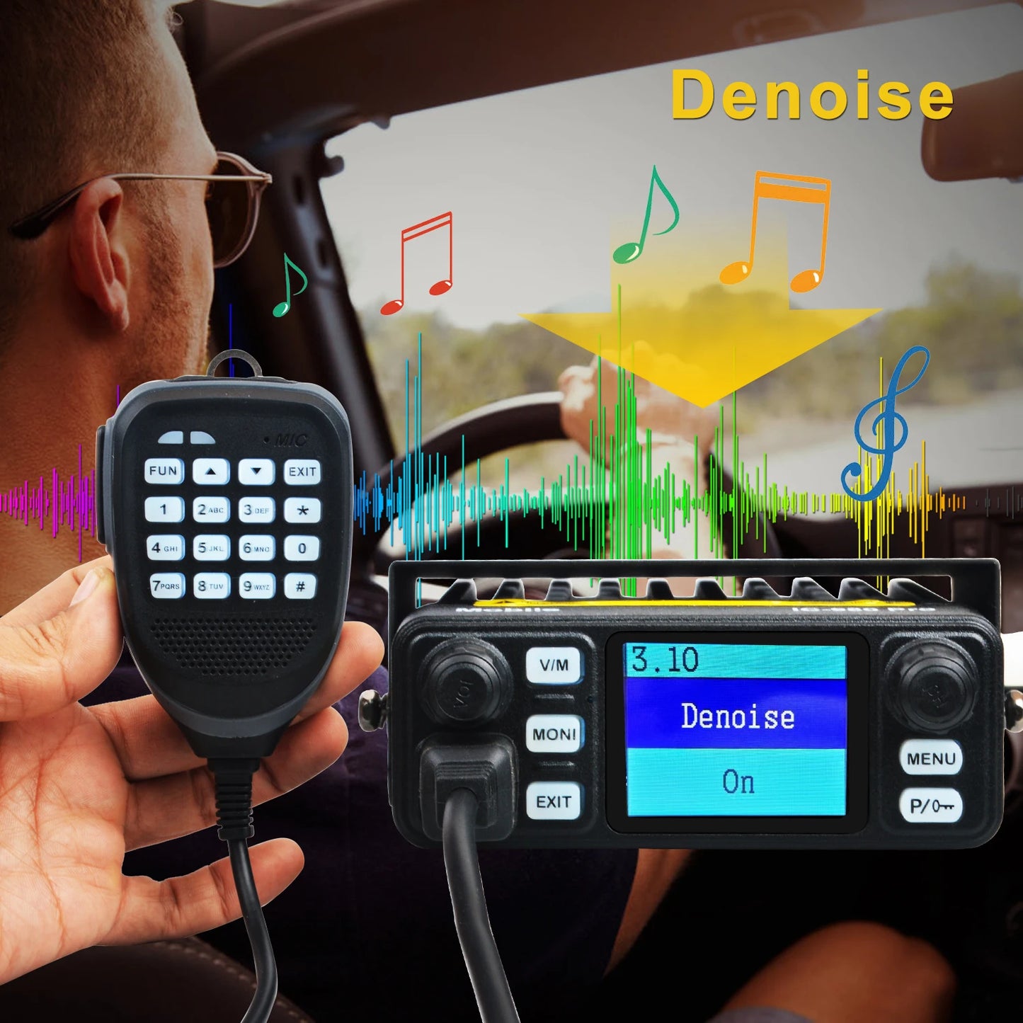 IC-980Pro VHF UHF Dual Band Dual Watch Walkie Talkie