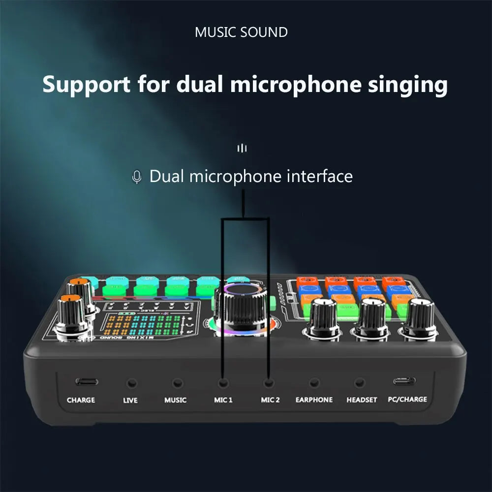 Professional Sound Card Kit Microphone