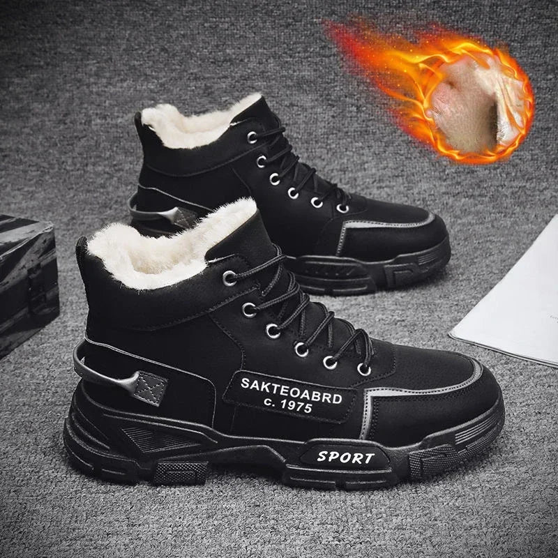 Men Winter Fashion Plush Boots