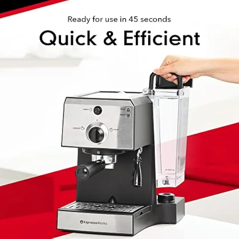 Cappuccino Maker with Milk Steamer