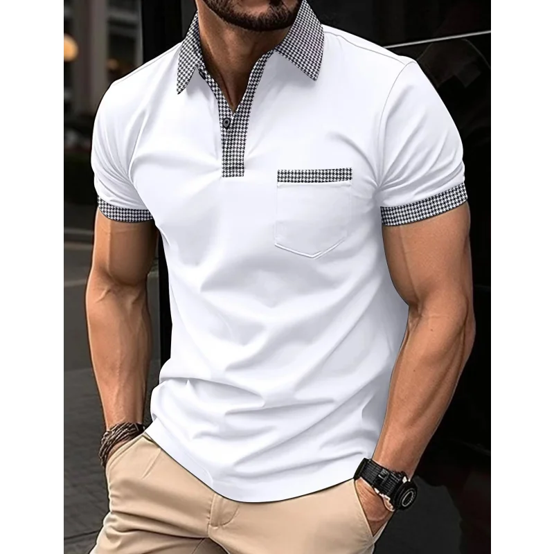 Men's Casual Short-Sleeved Polo Shirt