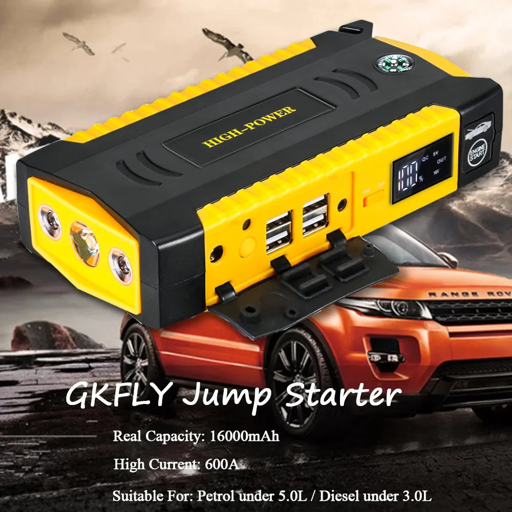 16000mAh Car Jump Starter Power Bank