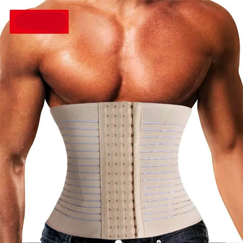 Men Body Shaper Waist Trainer Trimmer Belt