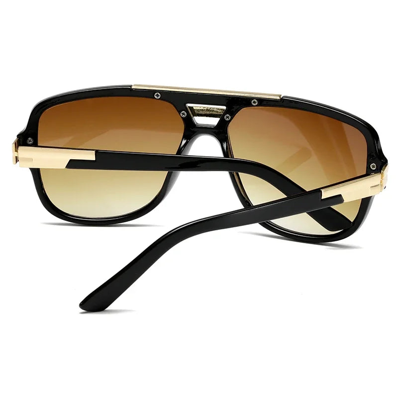 Fashion Men Square Luxury Brand Sunglasses