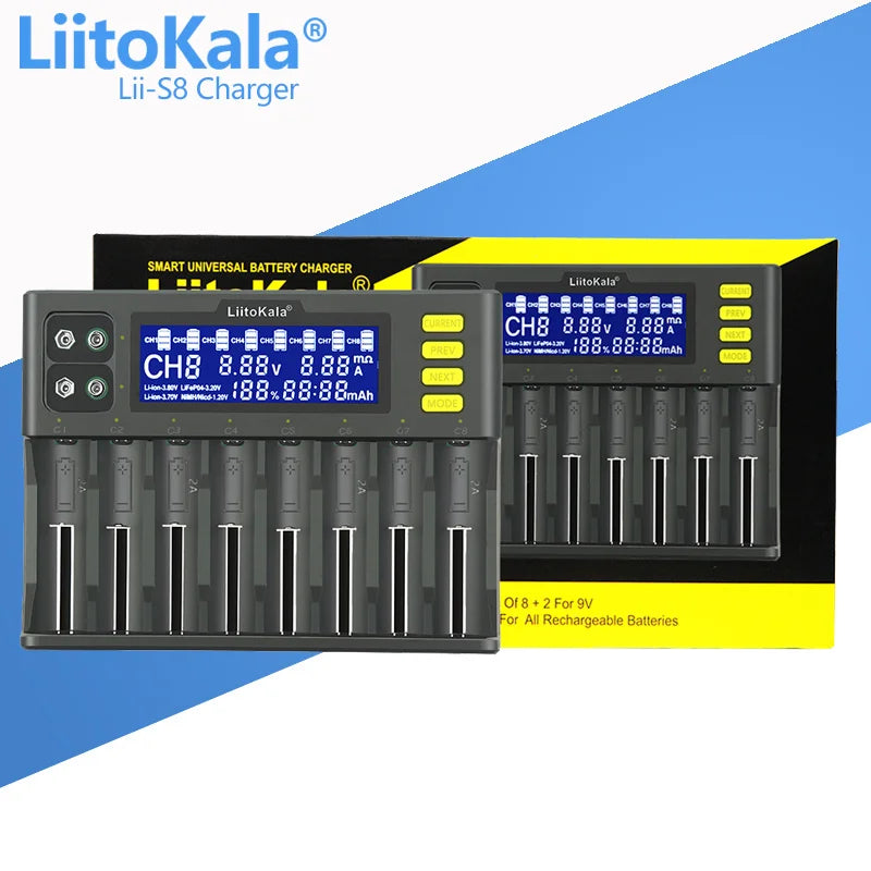 18650 LCD Battery Charger