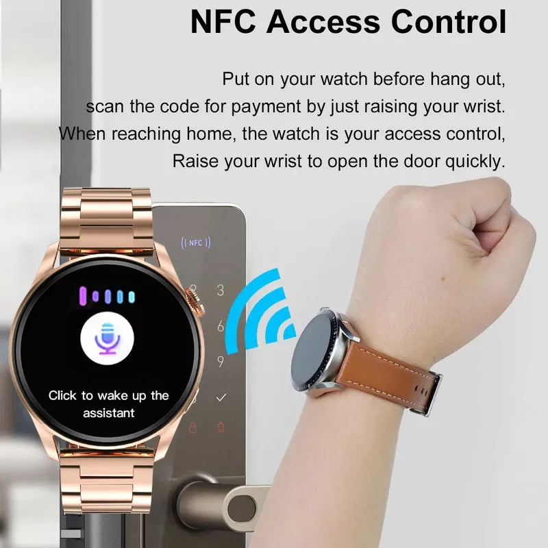 NFC Magnetic Charging Smart Watch