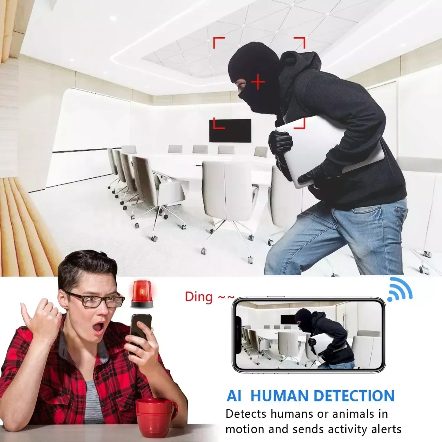 Mini 1080P HD WIFI IR Night Vision Body Camera