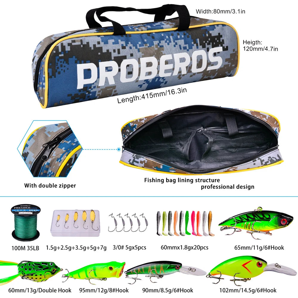 New Lure Fishing Rod Set