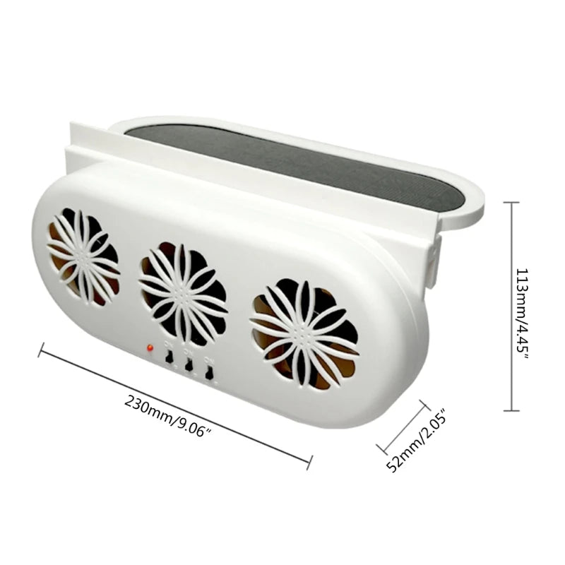 Solar Car Window Fan