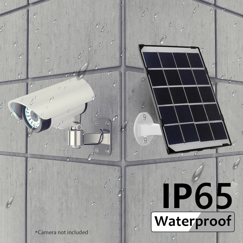 10W 5V Solar Panel Outdoor Camera Charging