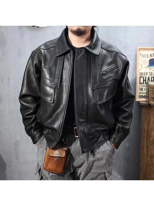 Pu Leather Motorcycle Jacket