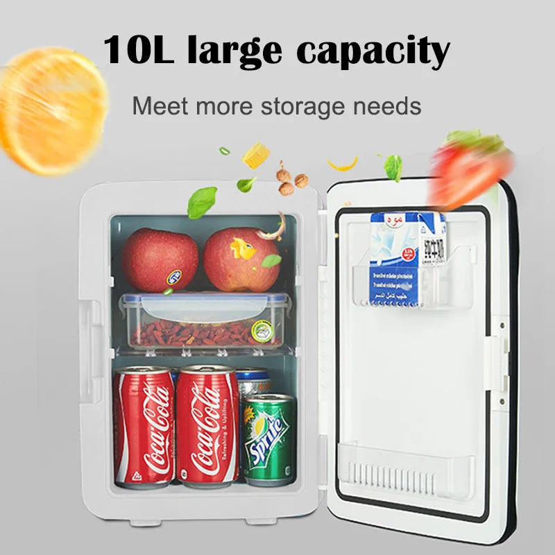 10L Dual-Use Mini Car refrigerator