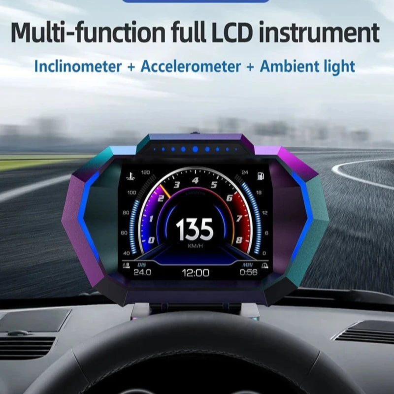 GPS HUD Head Up Smart Digital Speedometer