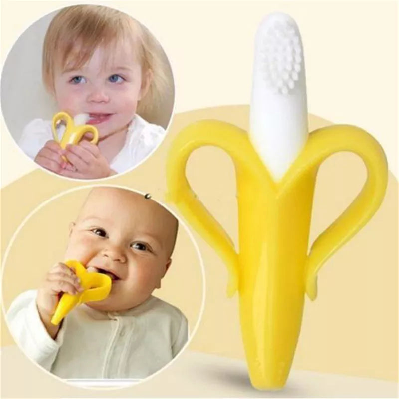 Baby BPA Free Banana Shape Toothbrush