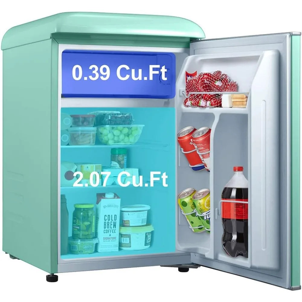 Green Retro Mini Fridge