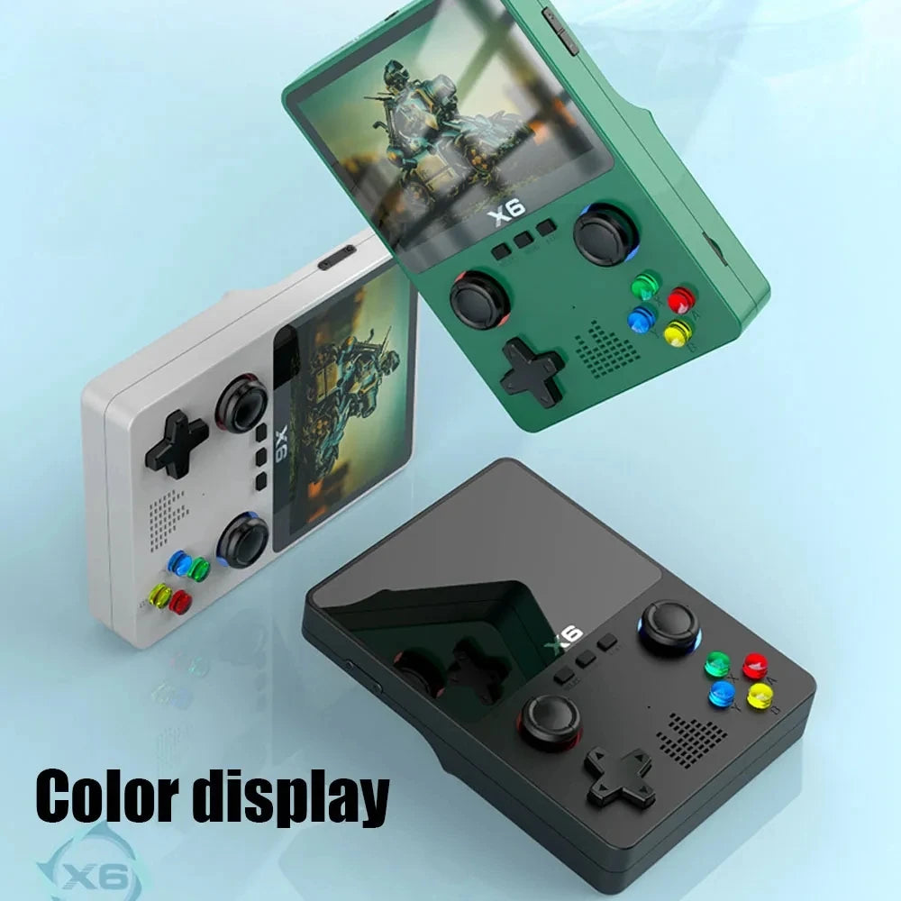 X6 3.5Inch IPS Screen Handheld Video Game Console