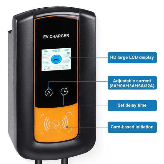 32A 7KW Electric Vehicle Car EV Charger