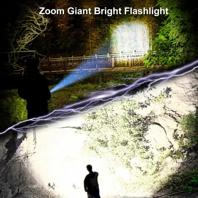 Rechargeable Powerful LED Flashlight