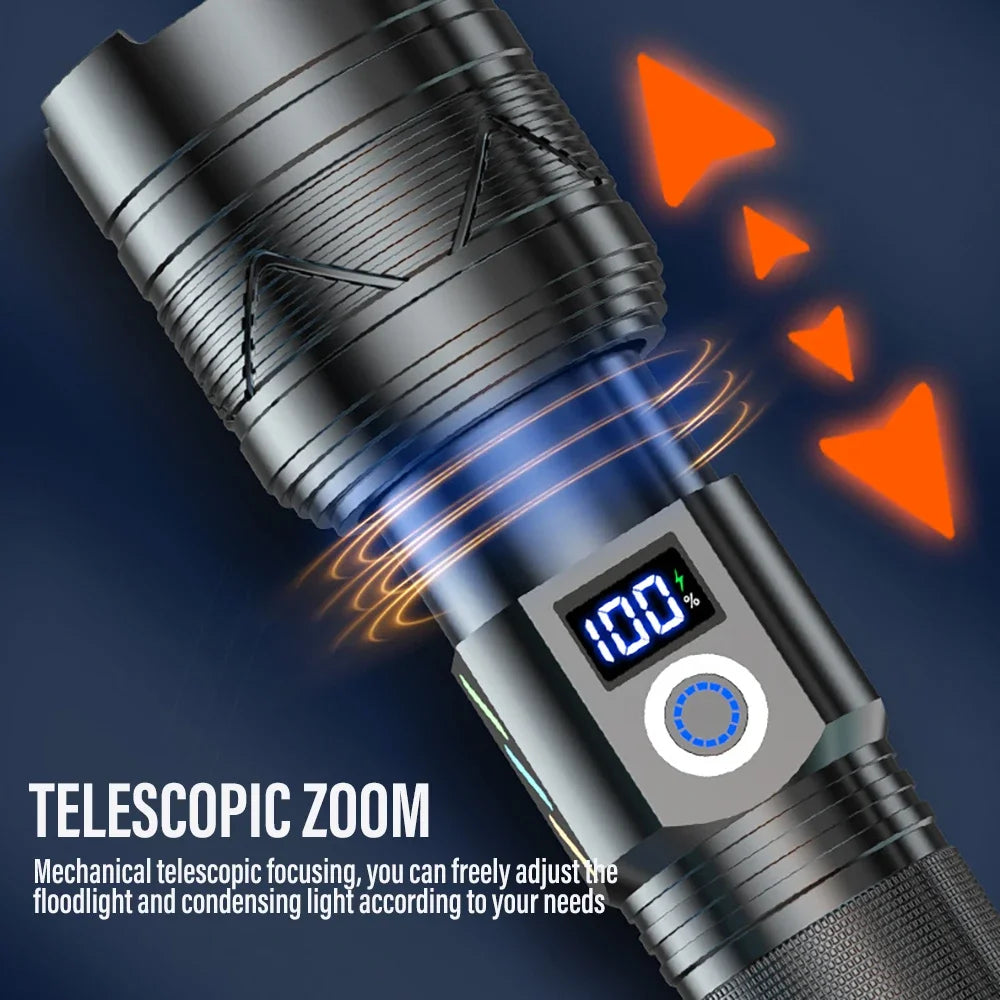 High Power Long Range LEP Flashlight