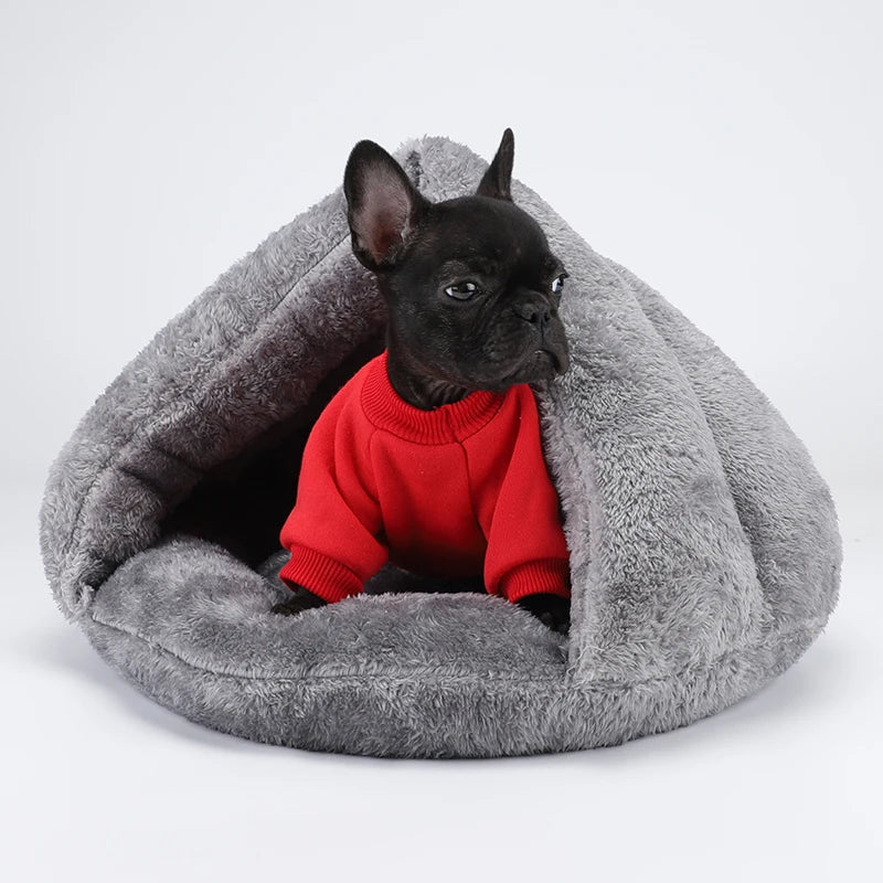 Dog Warm Plush Bed