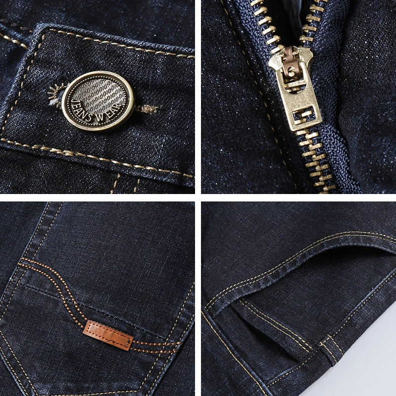 Men's Autumn Large Business Casual Jeans