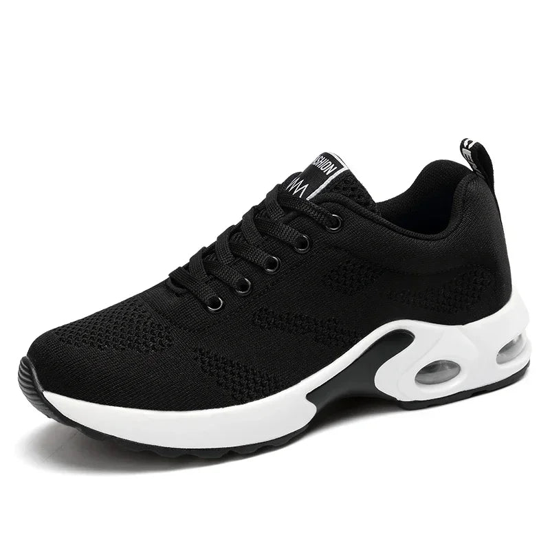 Men Round Toe Light Platform Sports Sneakers