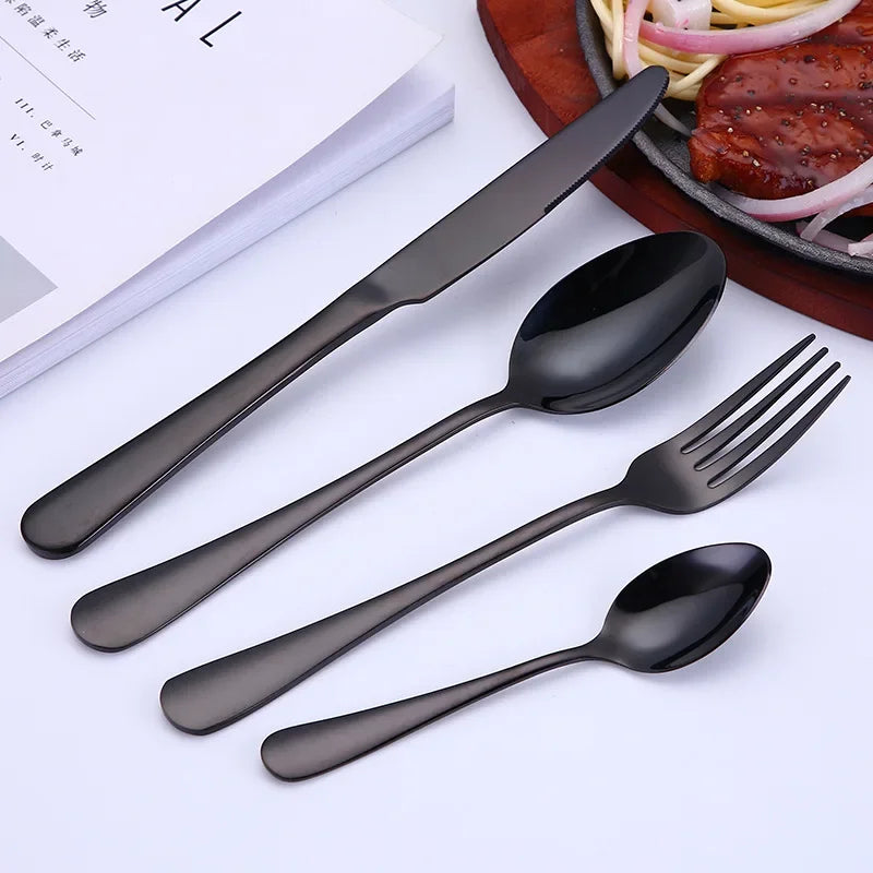 16Pcs Stainless Steel Silverware Dinnerware Set