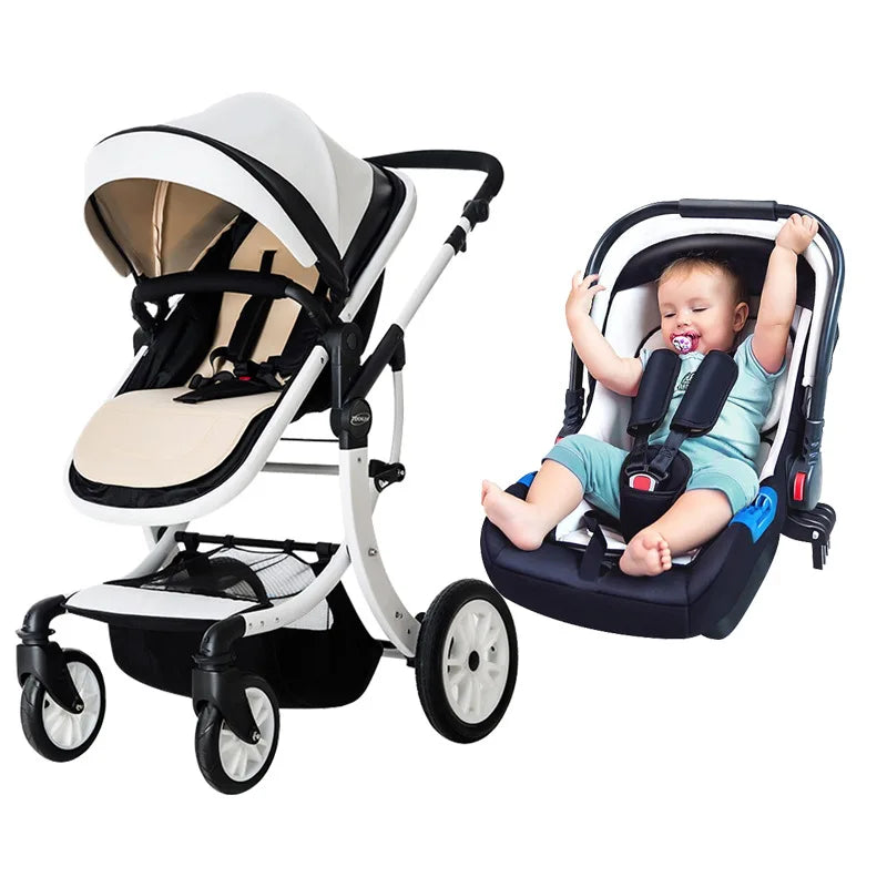 3 in 1 Baby Stroller with car seat