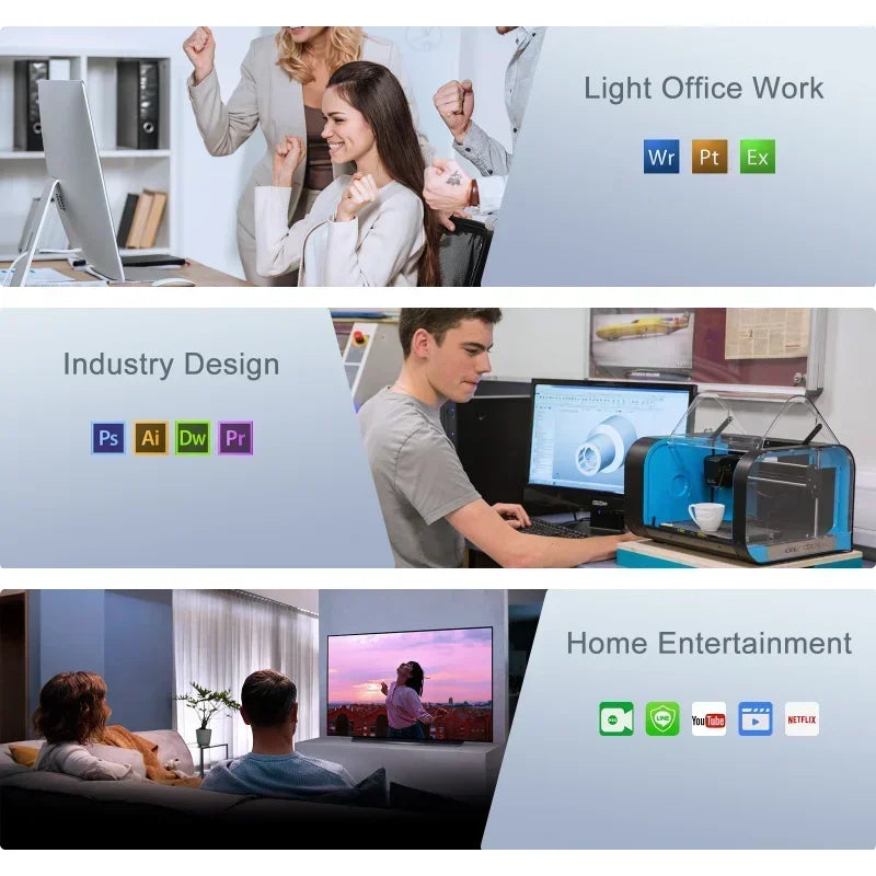 Quad-Core AK3V Windows 10 Mini PC