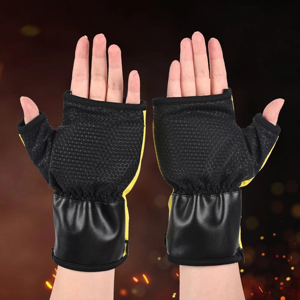 Heated Fingerless Gloves