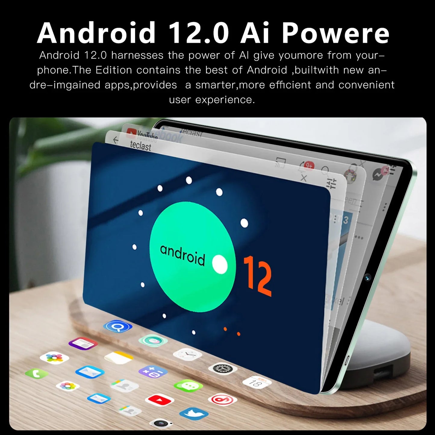 10.1 Inch HD 16G+512GB Tablets PC