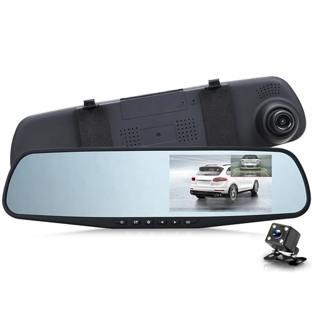 Rear View Mirror Recorder Dual Dash Cam