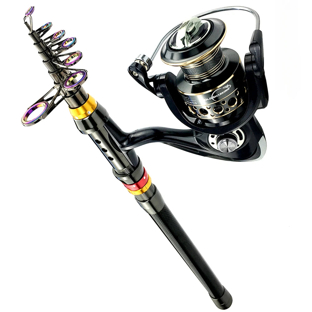 Fishing Rod Reel Set