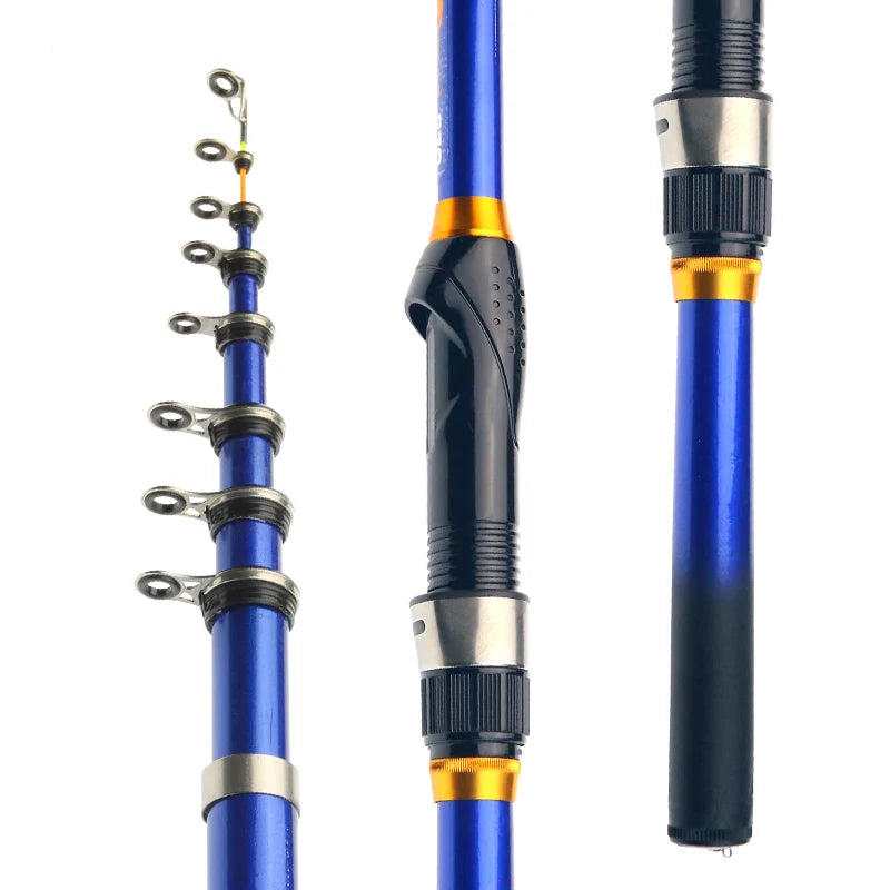 Telescopic Rock Fishing Spinning Rod