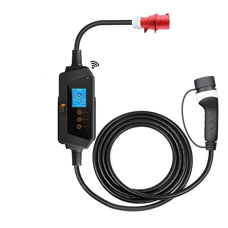 22KW 32A 3Phase Type2 Portable EV Charger